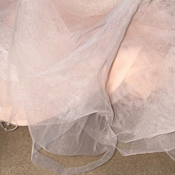 Torrid Tule Skirt Skater Dress Colorblock Sleeveless Pink and Black size 14 - Picture 9 of 13